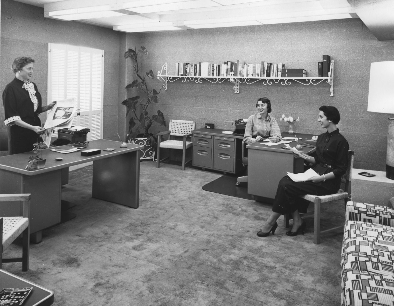 Tucson Citizen newsroom, 1954